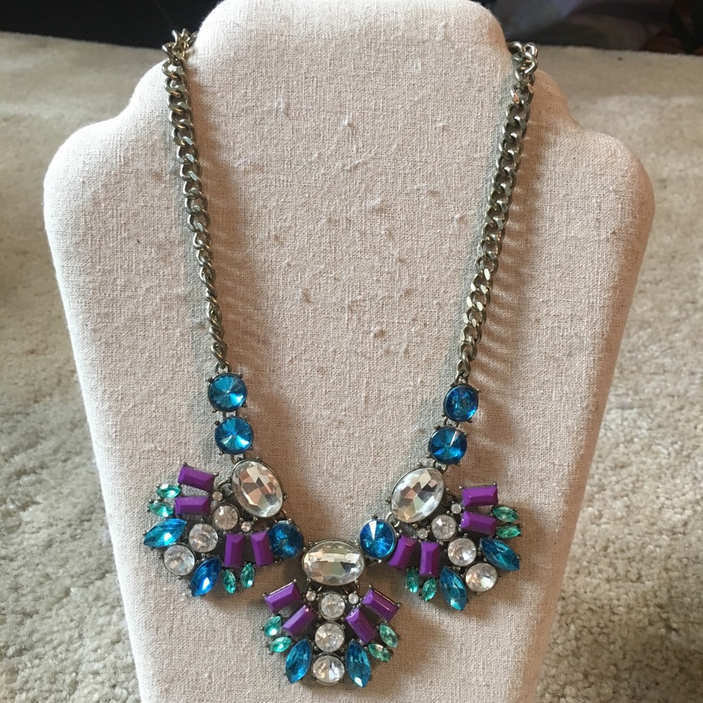Authentic J.Crew multicolor statement necklace